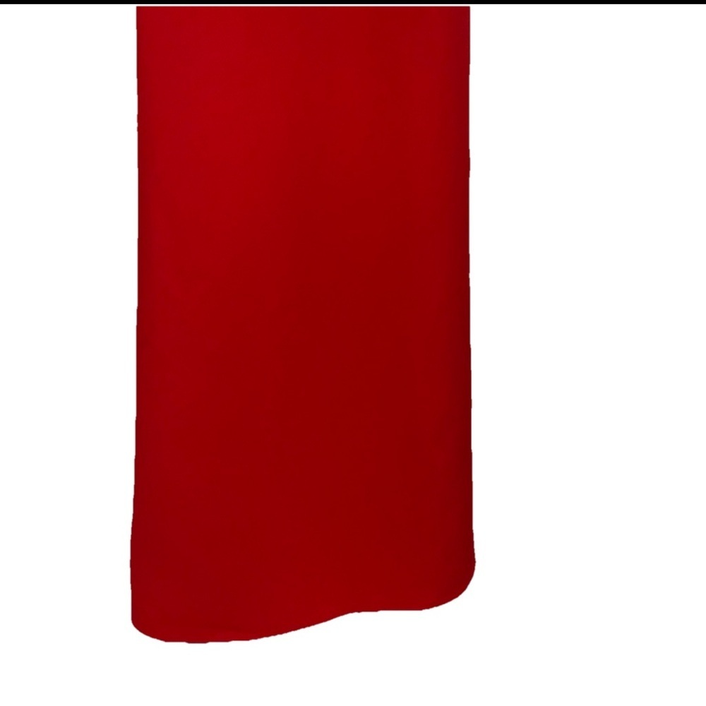 Carolina Herrera Red Off Shoulder Gown Maxi Long Sleeve 0 Formal Wedding NWT - Picture 10 of 16